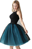 Couture bicolore 7 couches Mesh Tulle Tutu Jupe