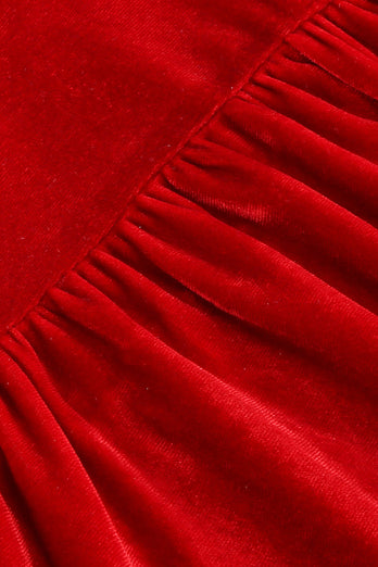 Robe vintage Red Velvet Midi A-line