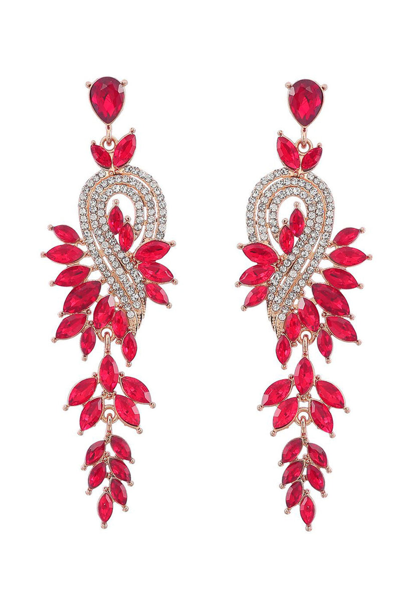 Charger l&#39;image dans la galerie, Boucles d’oreilles vertes avec perles et strass