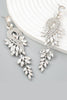 Charger l&#39;image dans la galerie, Boucles d’oreilles vertes avec perles et strass