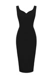 Robe Noir Bodycon des années 60