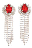 Boucles d’oreilles Sparkly Strass Water Drop Tassel