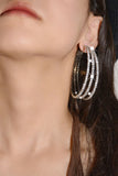 Boucles d’oreilles rondes en suss en argent