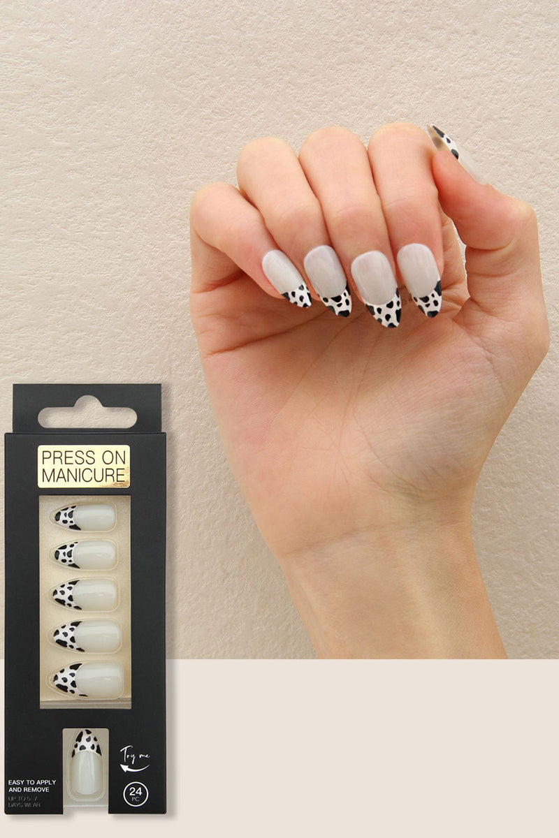 Charger l&#39;image dans la galerie, 24 pcs appuyez sur les ongles léopard imprimé faux ongle