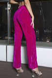 Fuchsia Femme Pantalon de costume