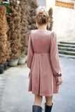 Black Velvet Une ligne Robe de fête de Noël avec plissée