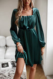 Black Velvet Une ligne Robe de fête de Noël avec plissée