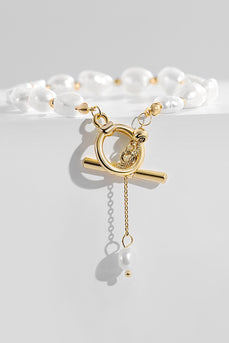 Bracelets de perles blanches pour femmes