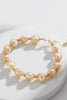 Charger l&#39;image dans la galerie, Bracelet de perles d’eau douce naturelles exquises dorées