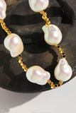 Collier de perles en or de forme spéciale