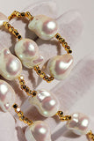 Collier de perles en or de forme spéciale