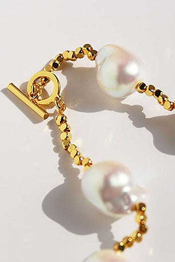 Collier de perles en or de forme spéciale