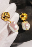 Boucles d’oreilles en forme de perle Rose