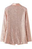 Fard à joues scintillant paillettes femmes bal Party Blazer