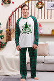 Ensembles de pyjamas de Noël familiaux assortis à carreaux