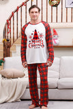 Ensembles de pyjamas de Noël familiaux assortis à carreaux