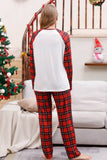 Ensembles de pyjamas de Noël familiaux assortis à carreaux
