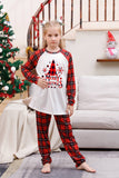 Ensembles de pyjamas de Noël familiaux assortis à carreaux