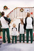 Charger l&#39;image dans la galerie, Famille à carreaux verts Joyeux ensembles de pyjama de Noël