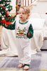 Charger l&#39;image dans la galerie, Famille à carreaux verts Joyeux ensembles de pyjama de Noël