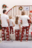 Pyjama de Noël familial assorti avec carreau rouge