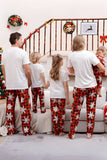 Pyjama de Noël familial assorti avec carreau rouge