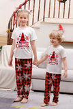 Pyjama de Noël familial assorti avec carreau rouge