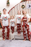 Pyjama de Noël familial assorti avec carreau rouge