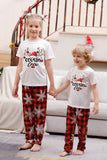 Pyjama de Noël familial assorti avec carreau rouge