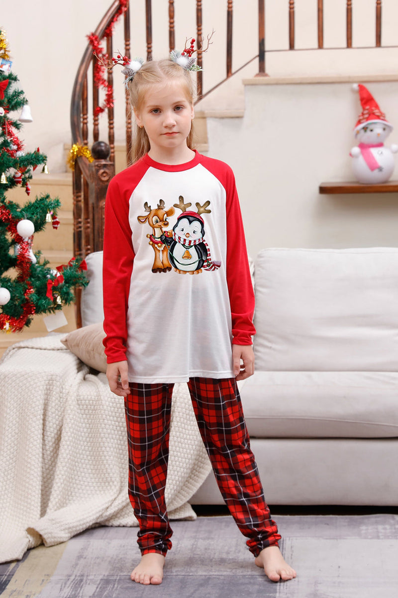 Charger l&#39;image dans la galerie, Pyjama à carreaux rouge de Noël familial assorti