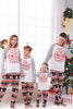 Charger l&#39;image dans la galerie, Imprimé gris manches longues assorti Pajamas de Noël de famille