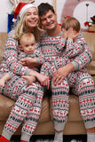 Pyjama assorti famille de Noël Pyjama à motif gris