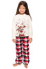 Charger l&#39;image dans la galerie, Ensemble pyjama assorti de la famille de cerfs blancs de Noël