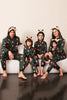 Charger l&#39;image dans la galerie, Pyjama une pièce de Noël de Noël imprimé vert foncé