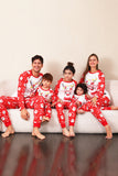 Pyjama de Noël familial imprimé cerf rouge