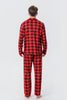 Charger l&#39;image dans la galerie, Ensemble de pyjamas 2 pièces assortis à la famille de Noël à carreaux rouges