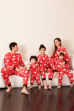 Pyjama imprimé Père Noël rouge famille