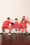 Pyjama imprimé Père Noël rouge famille