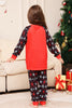 Charger l&#39;image dans la galerie, Pyjama assorti famille de Noël Ensemble pyjama imprimé cerf rouge noir