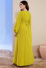 Charger l&#39;image dans la galerie, Manches longues élégantes robes de soirée modestes Abaya