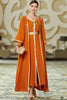 Charger l&#39;image dans la galerie, Deux pièces Open Abaya Caftan Femmes Robe musulmane Robe de soirée