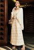 Charger l&#39;image dans la galerie, Broderie Muslim Abaya Robe Soirée Arabe Robe avec cape