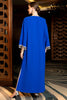 Charger l&#39;image dans la galerie, Blue Tassel Perles Manches Dubaï Caftan Abaya Maxi Robe