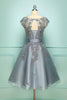 Charger l&#39;image dans la galerie, Robe de bal Grise vintage