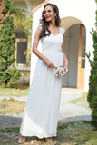 Robe blanche longue dentelle