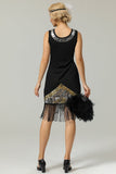 Robe Flapper Noire 1920s