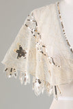 Paillettes Black Glitter 1920s Cape avec perles