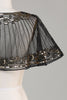 Charger l&#39;image dans la galerie, Black Beaded Glitter 1920s Cape pour femme