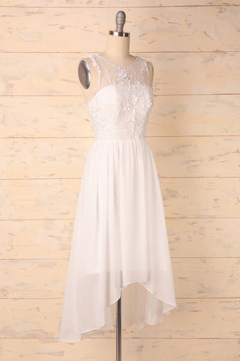 Robe appliques blanches