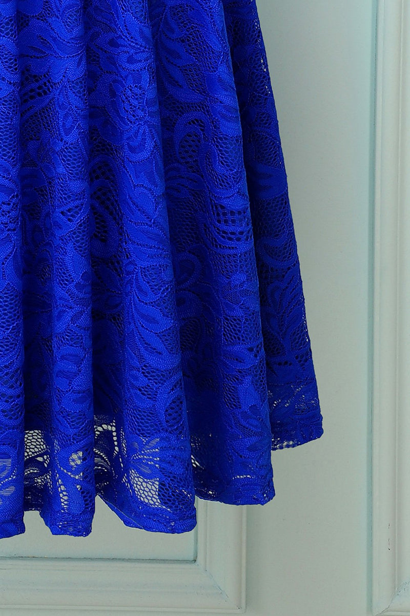 Charger l&#39;image dans la galerie, Robe de Demoiselle d&#39;Honneur Bleu Royal